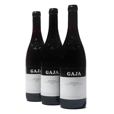Lot 150 - 3 bottles 1998 Barbaresco Gaja