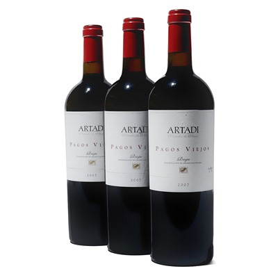 Lot 176 - 3 bottles 2007 Pagos Viejos