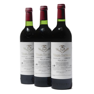 Lot 171 - 3 bottles 1986 Vega Sicilia