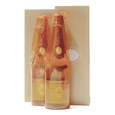 Lot 117 - 2 bottles 2005 Cristal