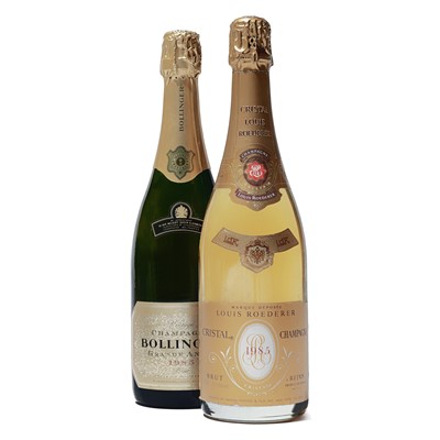 Lot 121 - 2 bottles Mixed Vintage Champagne