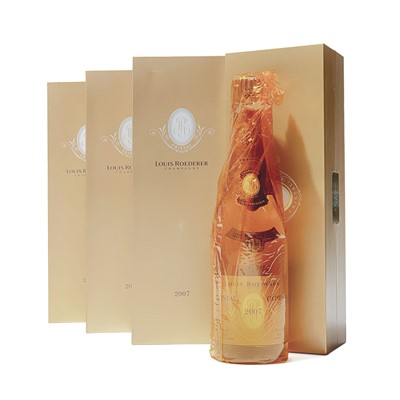 Lot 129 - 4 bottles 2007 Cristal