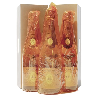 Lot 128 - 3 bottles Mixed Cristal