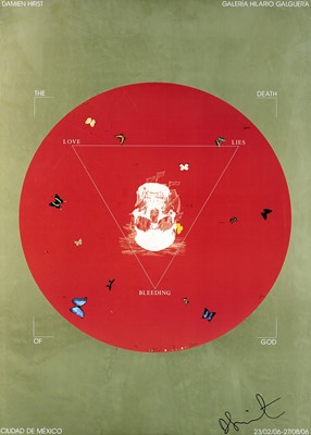 Lot 57 - Damien Hirst (British 1965-), 'Death of God, Galeria Hilario Galguera', 2006