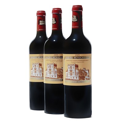 Lot 60 - 3 bottles 2005 Ch Ducru Beaucaillou