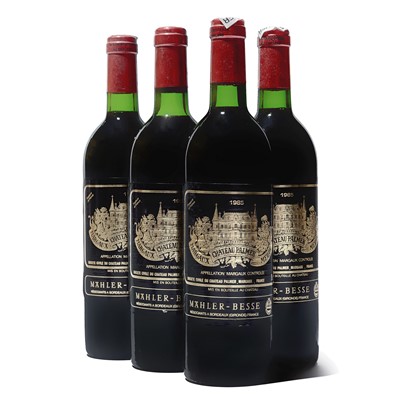 Lot 62 - 4 bottles 1985 Chateau Palmer