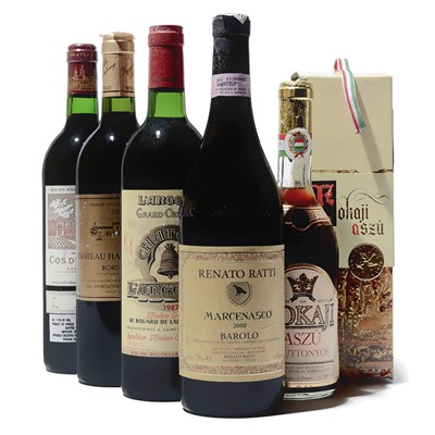 Lot 105 - 5 bottles Mixed Bordeaux and Tokaji