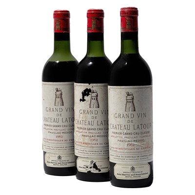 Lot 75 - 9 bottles 1962 Ch Latour