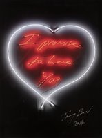 Lot 134 - Tracey Emin (British b.1963), 'I Promise To Love You', 2014