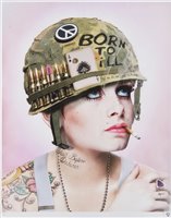 Lot 71 - JJ Adams (British b.1978), 'Full Metal Twiggy'