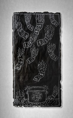Lot 195 - Keith Haring (American 1958-1990), 'Untitled', 1980s