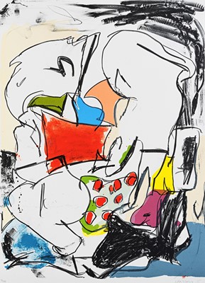 Lot 197 - Eddie Martinez (American 1977-), 'No Title 1', 2015