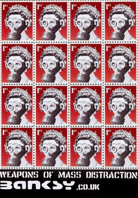 Lot 8 - Banksy (British 1974-), 'Weapons Of Mass Distraction', 2003