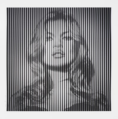 Lot 177 - Mr Brainwash (French 1966-), 'Fame Moss (Black On Grey)', 2015