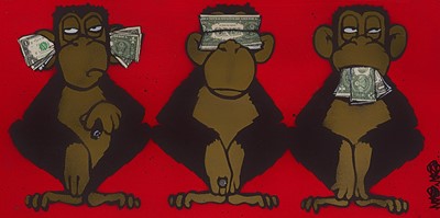 Lot 81 - Mau Mau (British), '3 Monkeys'