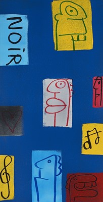 Lot 194 - Thierry Noir (French 1958-), 'La Super Grosse Rigolade', 1993