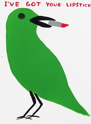 Lot 149 - David Shrigley (British 1968-), 'I've Got Your Lipstick', 2021