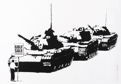 Lot 119 - Banksy (British 1974-), 'Golf Sale', 2003