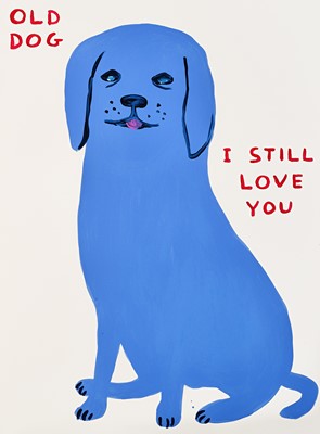 Lot 151 - David Shrigley (British 1968-), 'Untitled (Old Dog)', 2021