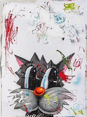 Lot 131 - Barry Reigate (British 1971-), 'Untitled (Mr Cat)', 2020