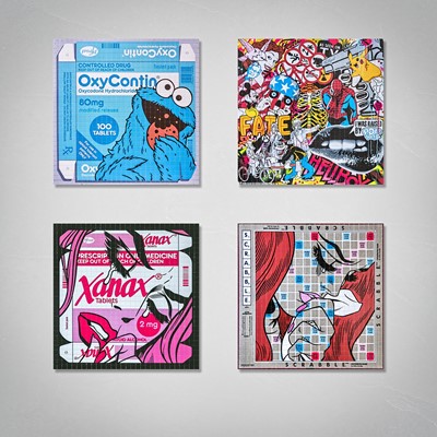 Lot 6 - Ben Frost (Australian 1975-), 'Blotter Set', 2020