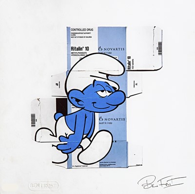 Lot 26 - Ben Frost (Australian 1975-), 'Blurry Smurf', 2020