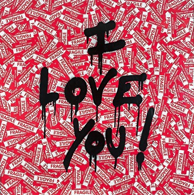 Lot 178 - Mr Brainwash (French 1966-), 'I Love You', 2020
