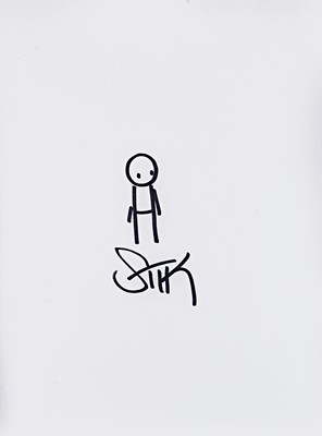 Lot 102 - Stik (British 1979-), 'Stik Book Doodle', 2016
