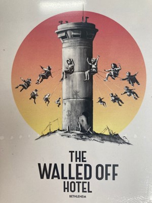 Lot 12 - Banksy (British 1974-), '22 Pieces of Mixed Ephemera from Walled Off Hotel'