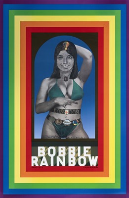Lot 91 - Peter Blake (British b.1932), 'Bobbie Rainbow', 2001