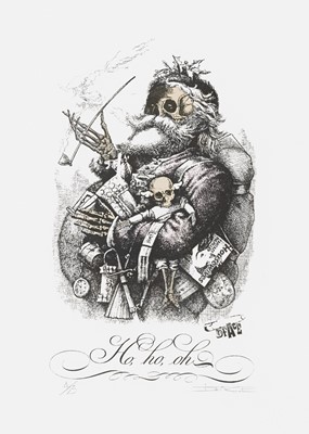 Lot 93 - D*Face (British 1978-), 'Ho Ho Oh', 2012