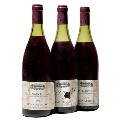 Lot 77 - 3 bottles 1979 Clos St Denis Dujac