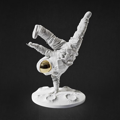 Lot 67 - Whatshisname (Polish 1982-), 'One Small Step (White)', 2020