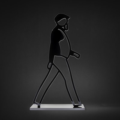 Lot 39 - Julian Opie (British 1958-), 'Walking In Suwon', 2017
