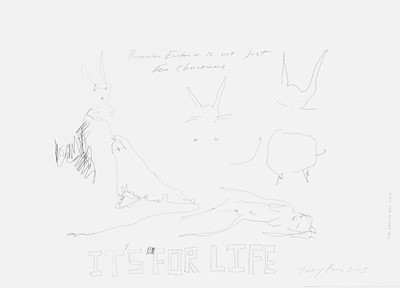 Lot 63 - Tracey Emin (British 1963-), 'Rabbits, It's For Life', 2005