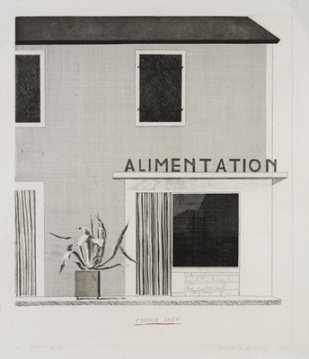 Lot 145 - David Hockney (British 1937-), 'French Shop', 1971