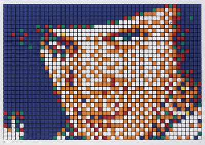 Lot 201 - Invader (French 1969-), 'Rubik Kubrick I - Alex', 2006