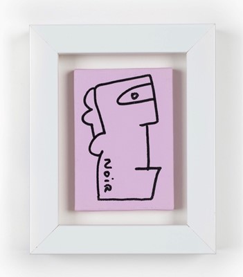 Lot 126 - Thierry Noir (French 1958-), 'Light Pink', 2020