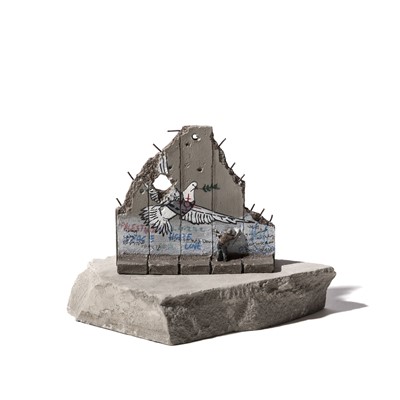 Lot 82 - Banksy (British 1974 -), Walled Off Hotel, Defeated - (Peace Dove)