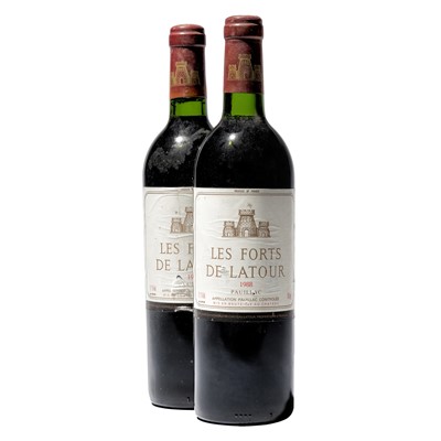 Lot 54 - 2 bottles 1988 Les Forts de Latour