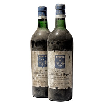 Lot 47 - 2 bottles 1961 Ch Smith Haut Lafitte