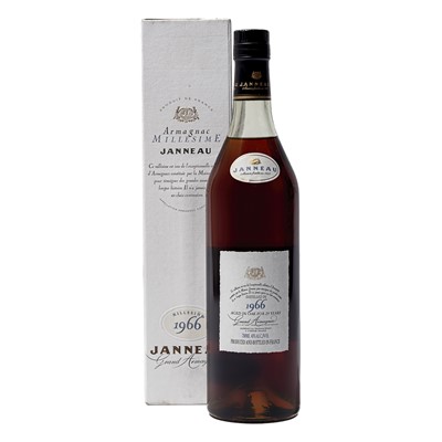 Lot 127 - 3 bottles 1966 Janneau Grand Armagnac