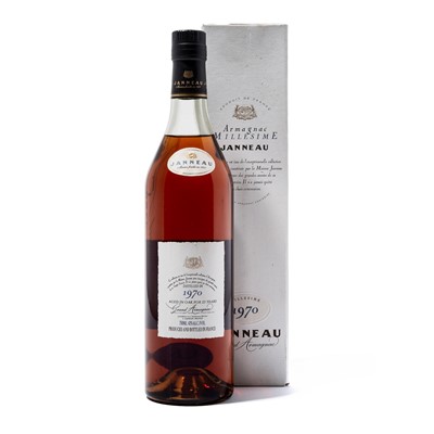 Lot 129 - 3 bottles 1970 Janneau Grand Armagnac