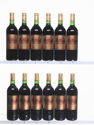 Lot 134 - 12 bottles 2000 Ch Batailley