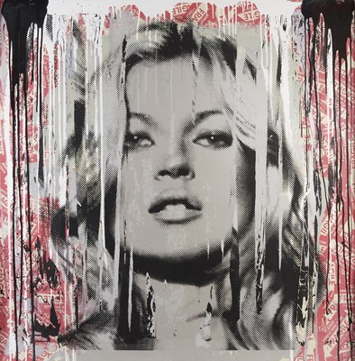 Lot 215 - Mr Brainwash (French 1966-), 'Kate Moss Fragile', 2014