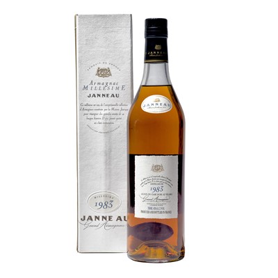 Lot 130 - 3 bottles 1983 Janneau Grand Armagnac