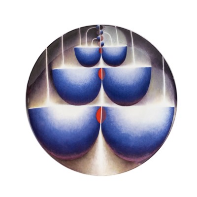 Lot 130 - Carmen Herrera, Julie Curtis, Loie Hollowell & Katherine Grosse, 'Artists Plate Set', 2020