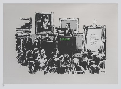 Lot 227 - Banksy (British 1974-), 'Morons', 2007