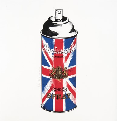 Lot 115 - Mr Brainwash (French 1966-), 'UK Can', 2012