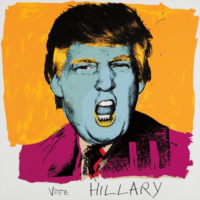 Lot 29 - Deborah Kass (American 1952-), 'Vote Hillary', 2016